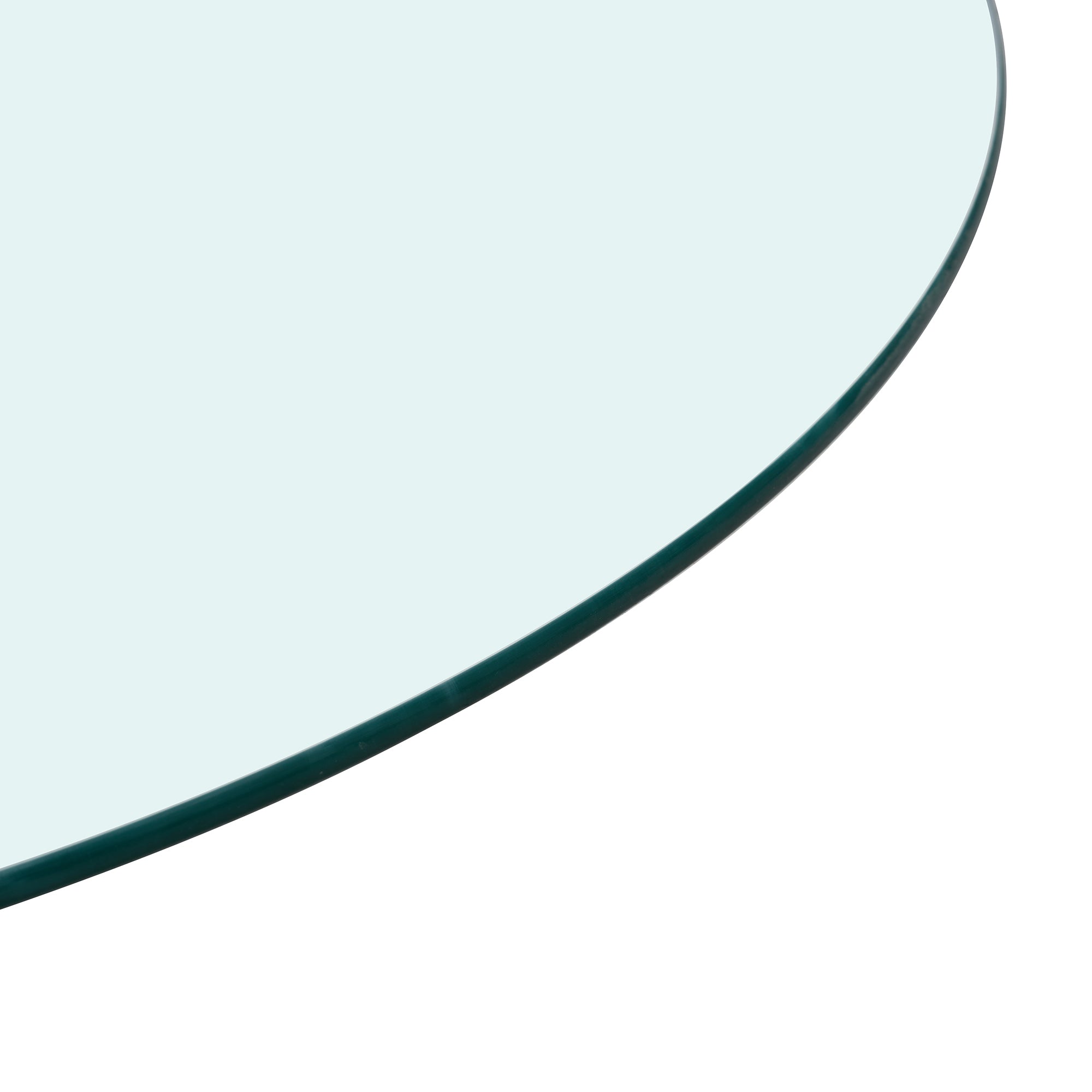 Tempered Glass Top 39.3 Inch Round Table Top