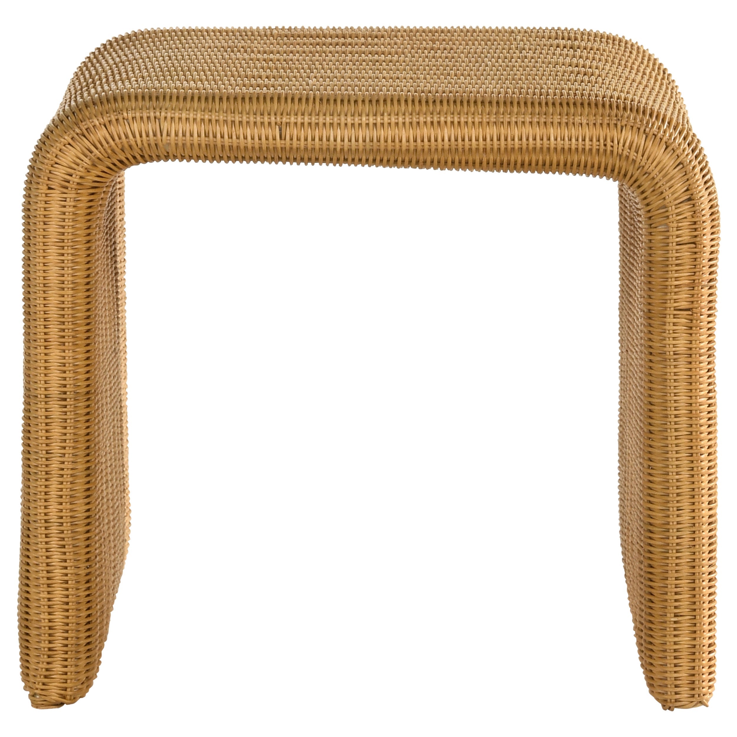 Cahya Square Woven Rattan End Table Natural-CoasterEssence