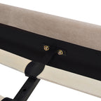 Aspen Vertical Tufted Headboard Platform Bed Set, King, Mink