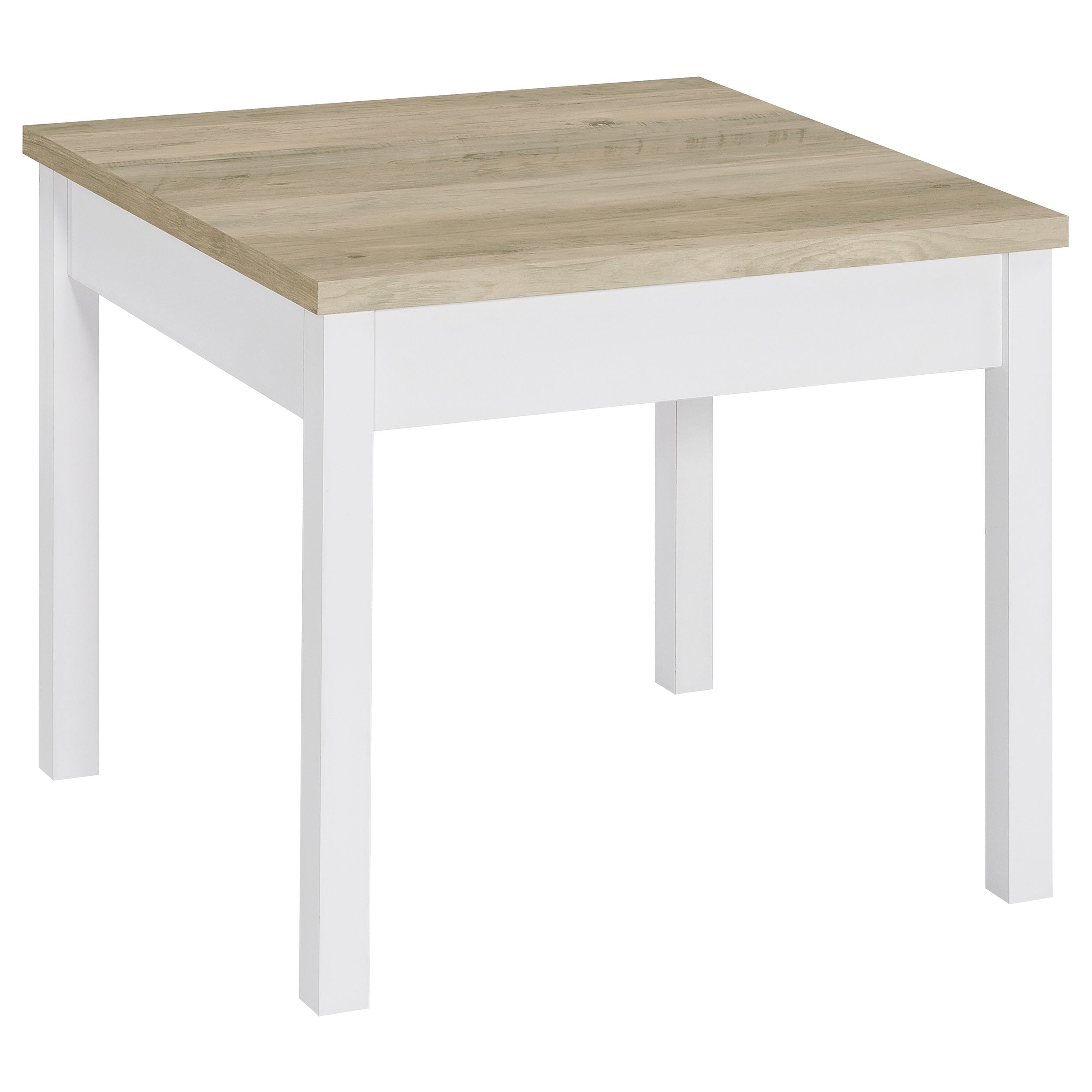Stacie 3-piece Coffee Table Set Distressed Pine and White-