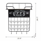 Stylish Coffee Bar Shelf