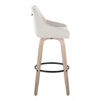 30" Fixed-Height Barstool with Swivel
