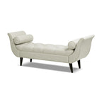 Alma Tufted Flared Arm Entryway Bench