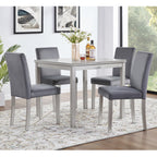 5 Piece Wooden Dining Table Set