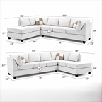 Malone G647B-SC Sectional (Without Ottoman)