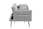 Modern Teddy Upholstered Accent Loveseat Sofa