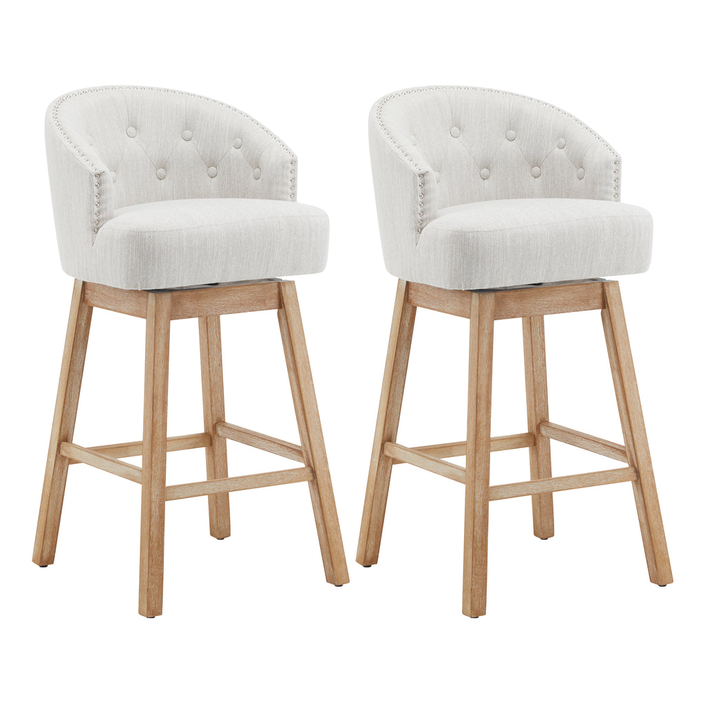 33.25" Swivel Counter Stools Set of 2