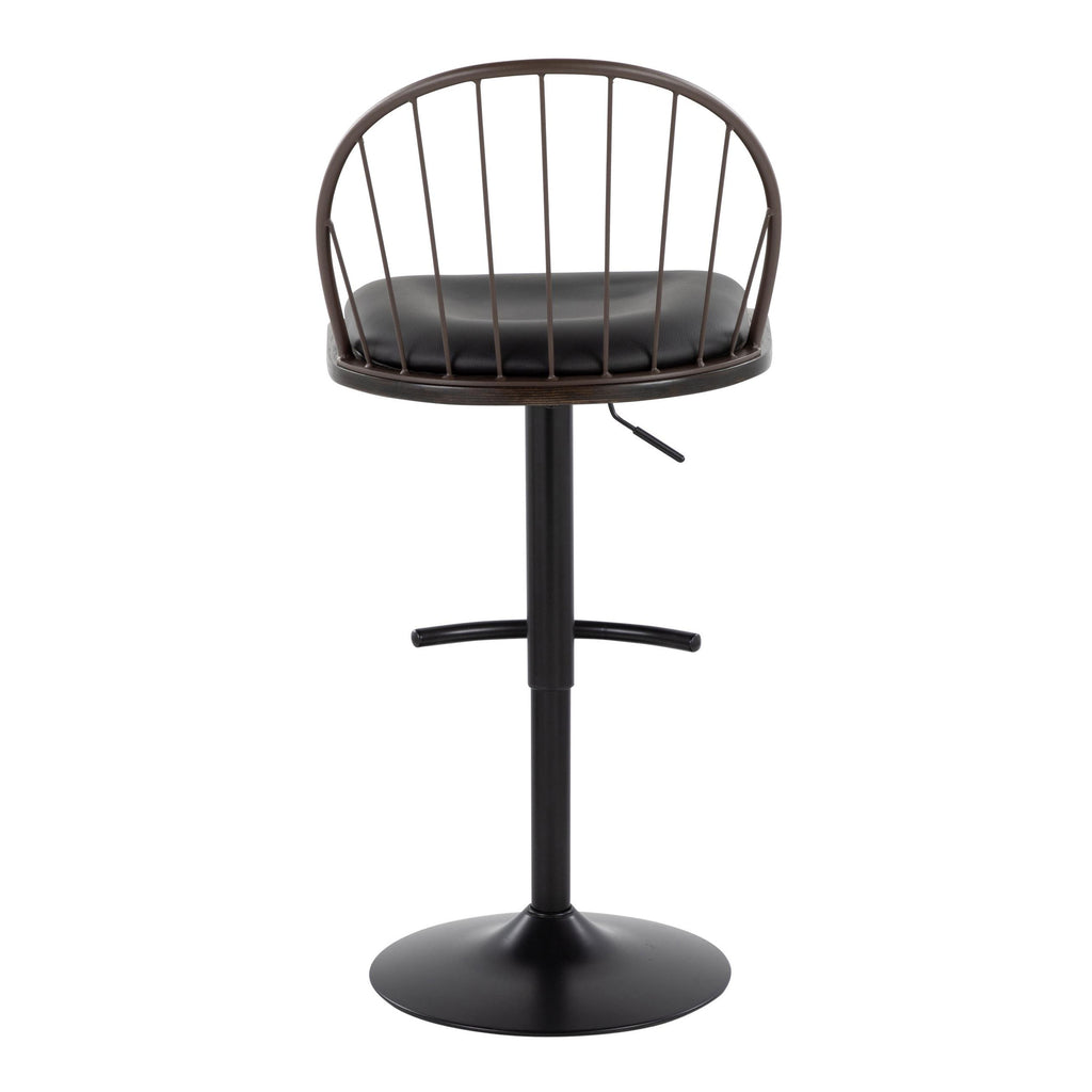 Adjustable Height Barstool with Swivel