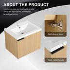 24" Bathroom Vanity Sink Combo for Big Space
