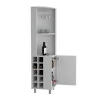 Kaia 70" Tall Corner Bar Cabinet