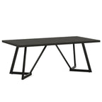 71" Large Dining Table for 6-8 People