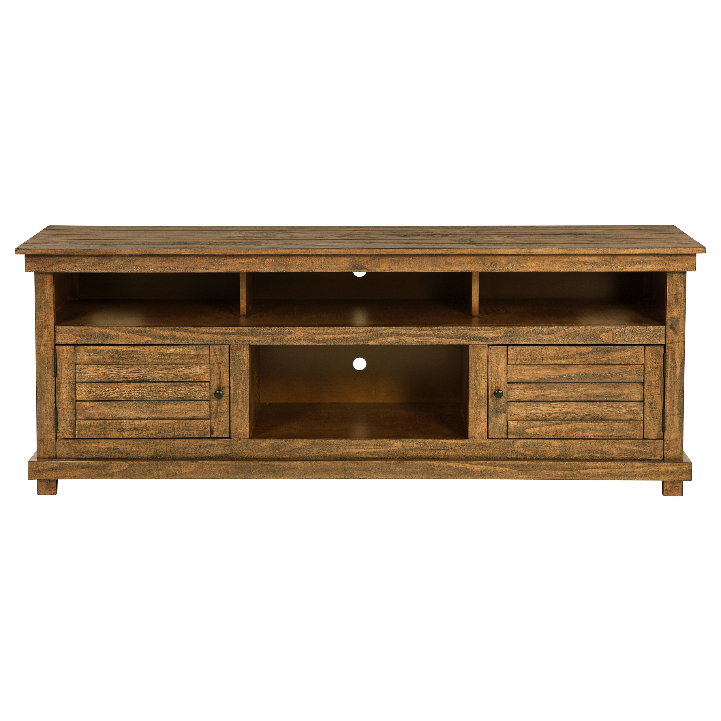 Payne 70-inch TV Stand Media Console Distressed Brown-