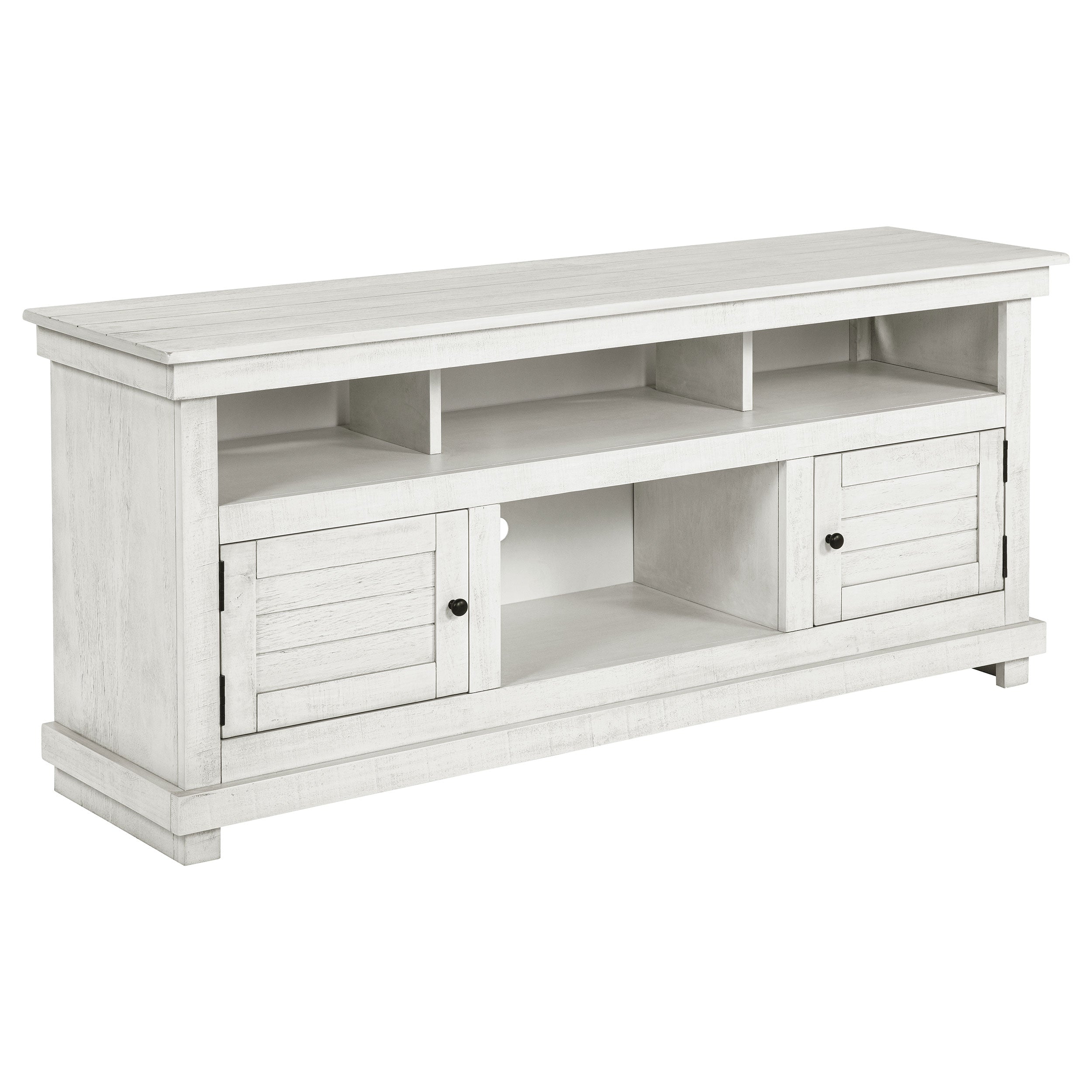 Payne 60-inch TV Stand Media Console Distressed White-