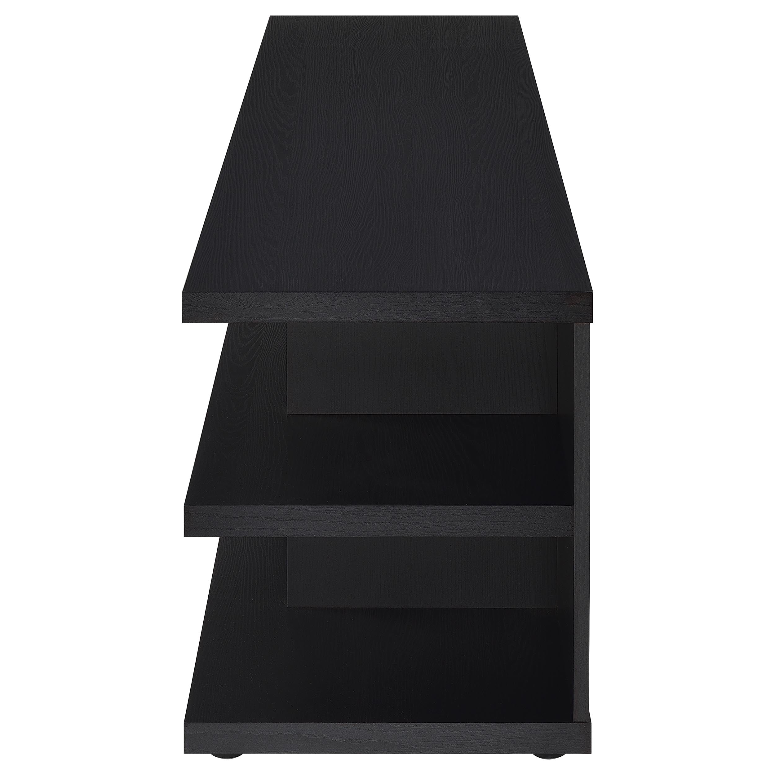 Cartmill 78-inch 2-tier TV Stand Media Console Black-