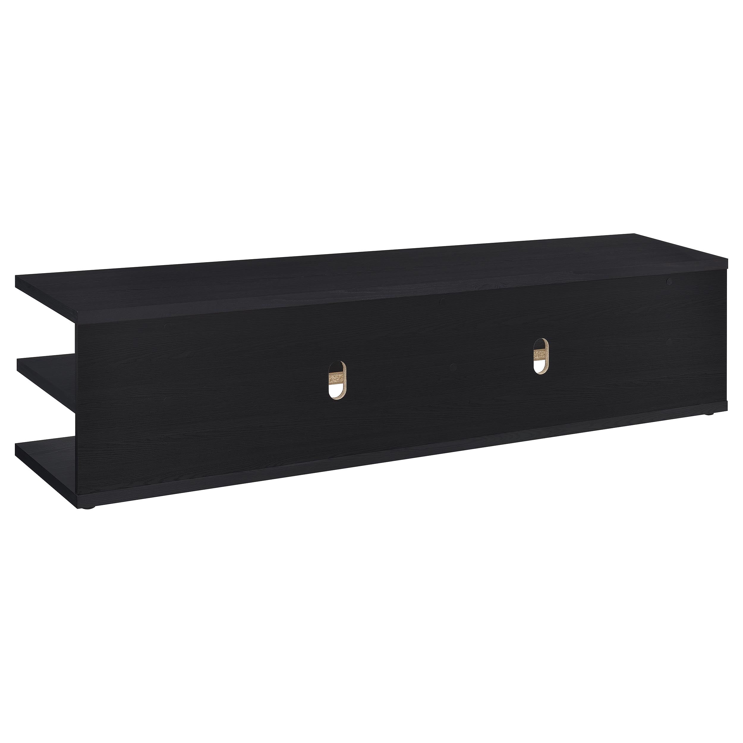 Cartmill 78-inch 2-tier TV Stand Media Console Black-