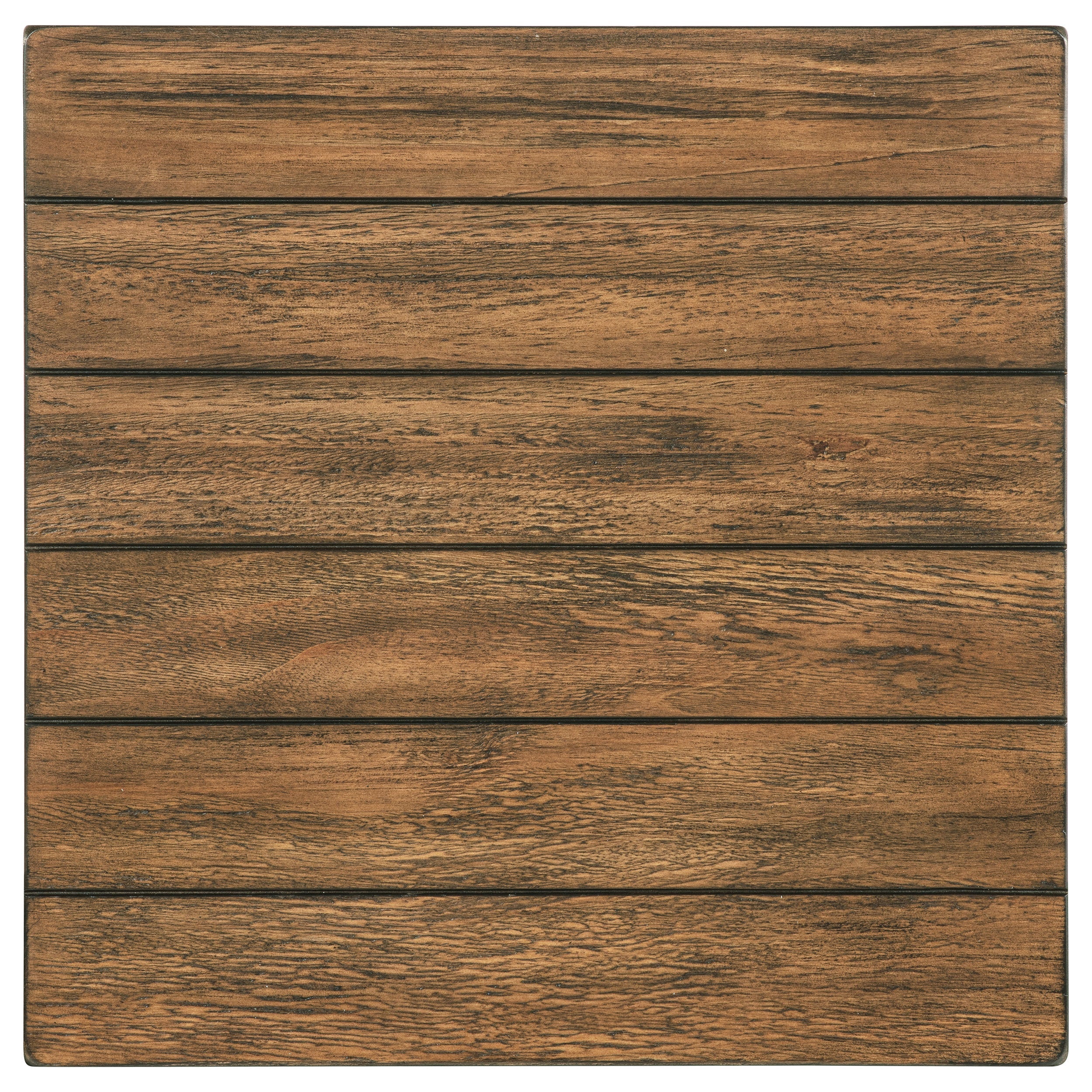 Payne Wood End Table with Shelf Distressed Brown-