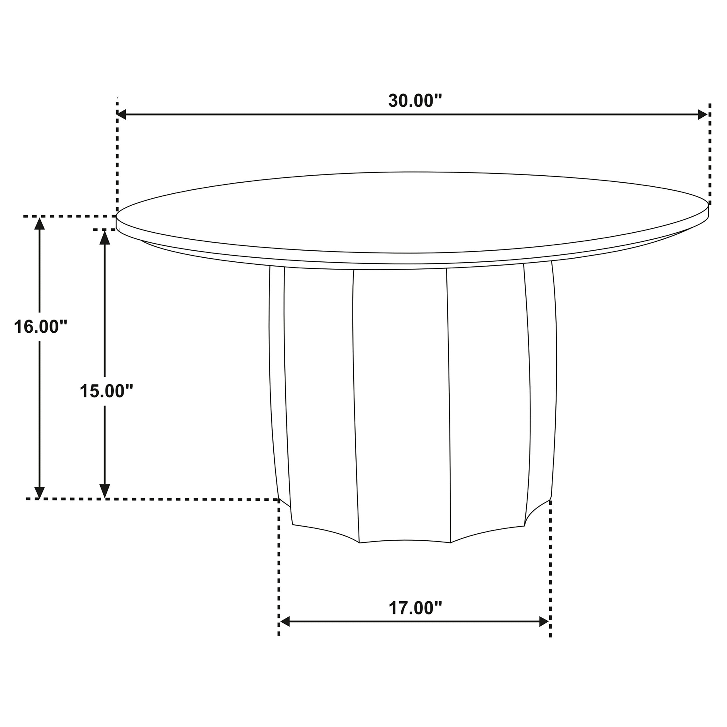 Cayenne Solid Mango Wood Cocktail Coffee Table Walnut-