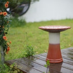 Handmade Glazed Ceramic Bird Bath