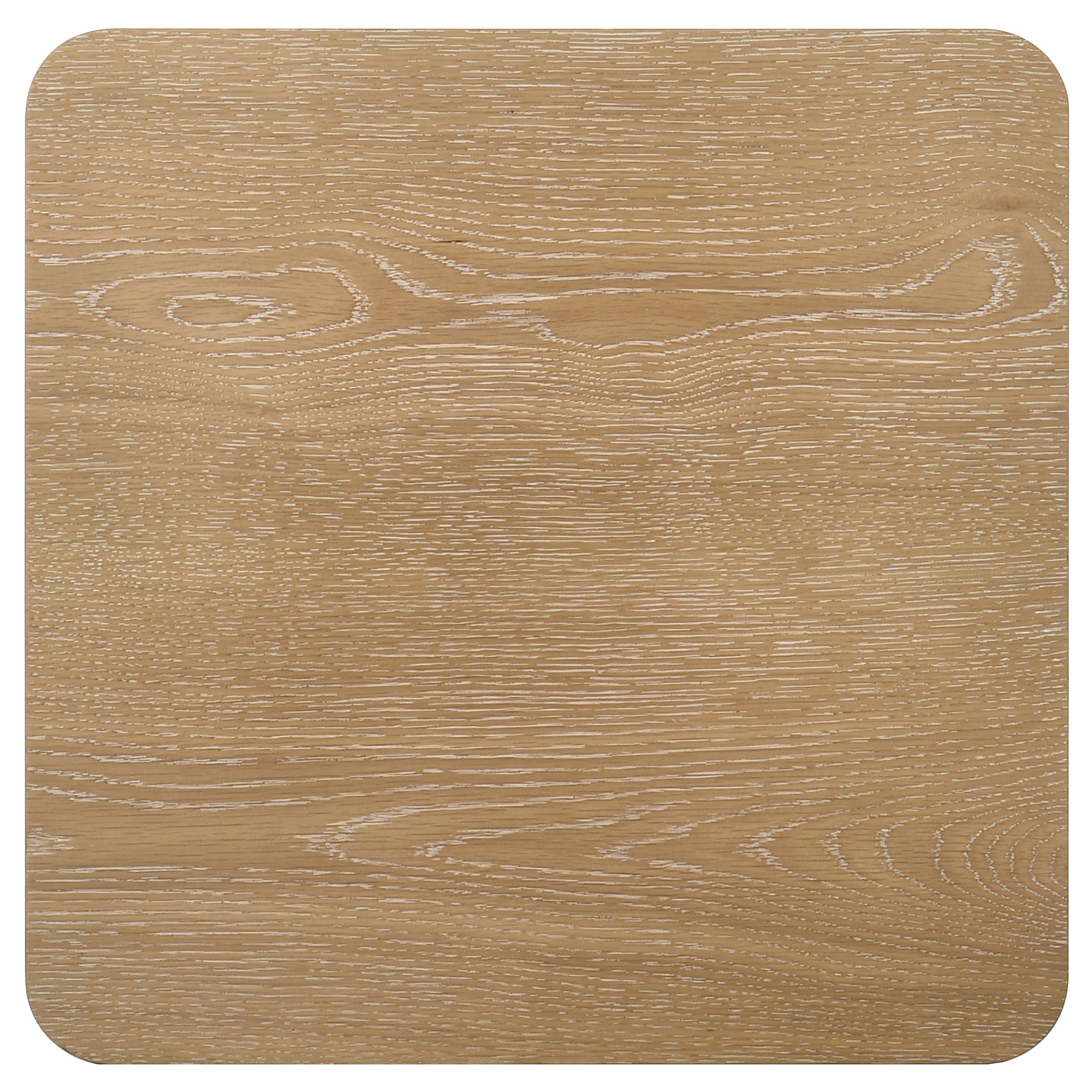 Castlewood Engineered Wood Accent Side End Table Light Oak-