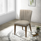 Elmwood Cream Fabric Dining Chair Set of 2