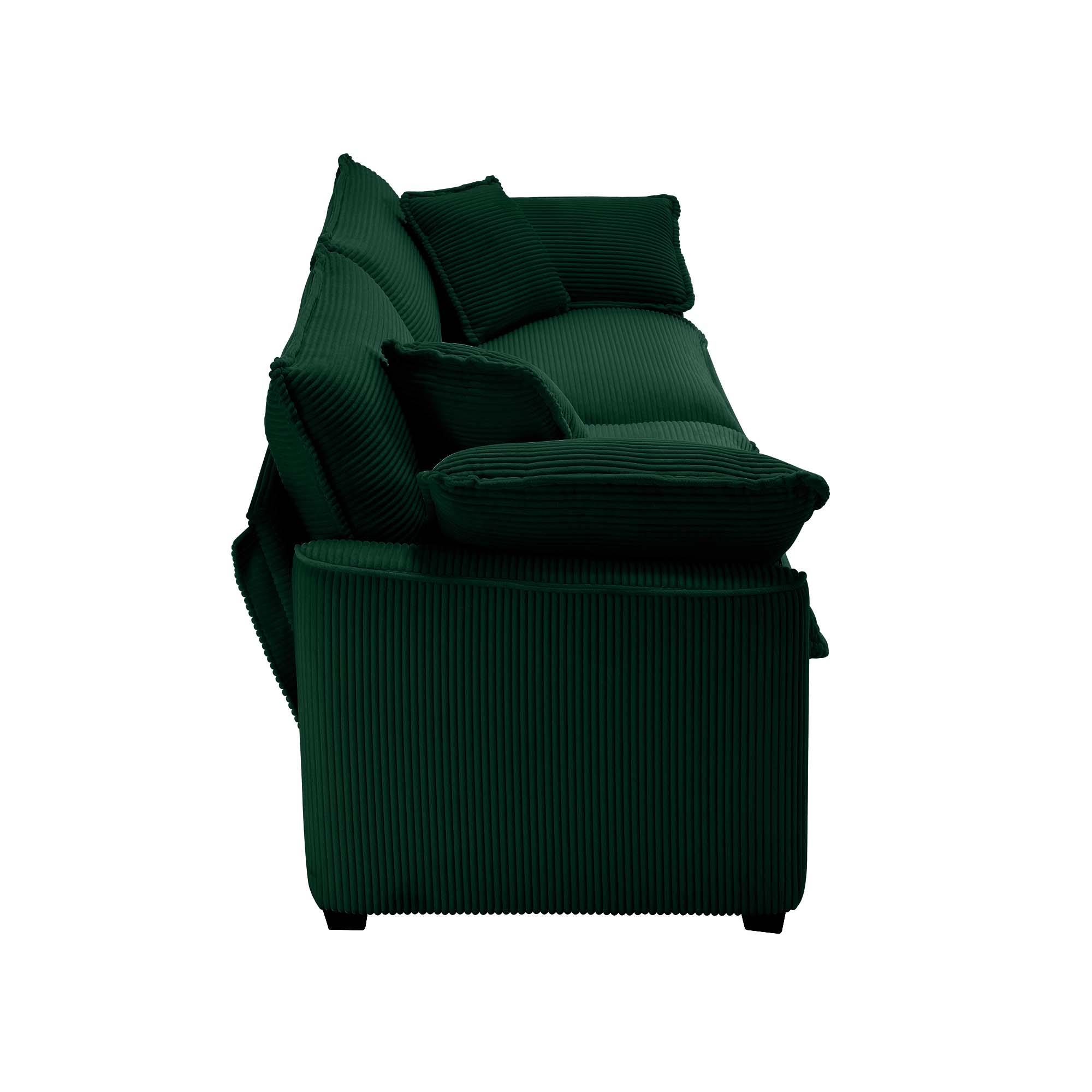 Modern Fabric Living Room Sofa Two Piece Set