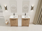 60 Inch Freestanding Bathroom Vanity with Ceramic Sink