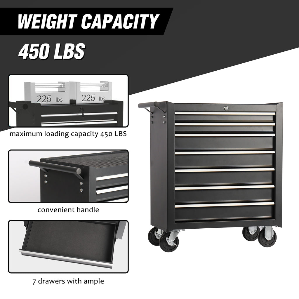 Rolling Tool Chest with 7-Drawer Tool Box