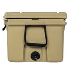 110 Quart Khaki Cooler, Rotomolded Insulated Ice Chest