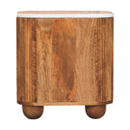 Artisan Furniture Solid Wood Aurora Marble Bedside