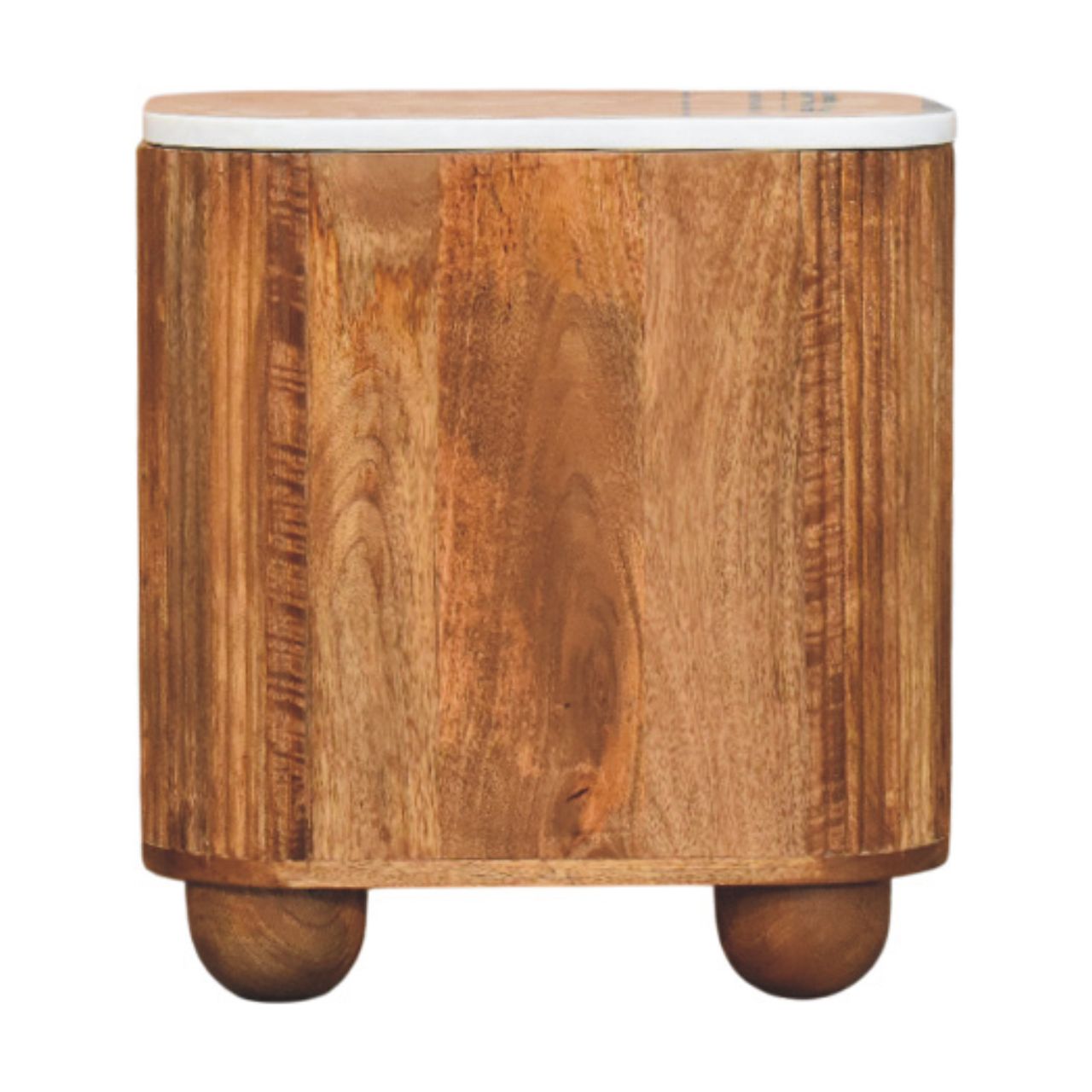 Artisan Furniture Solid Wood Aurora Marble Bedside