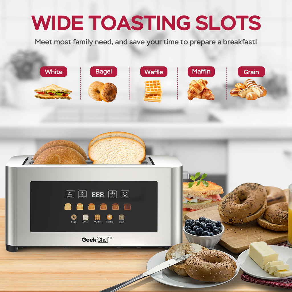 4-Slice Toaster with Extra-Wide Entrance