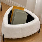 29.9" Wide 2-Piece Upholstered Storage Ottoman Set
