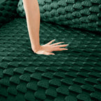Ottoman Flannelette Fabric - Green