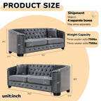 Velvet Chelsfield Sofa Set