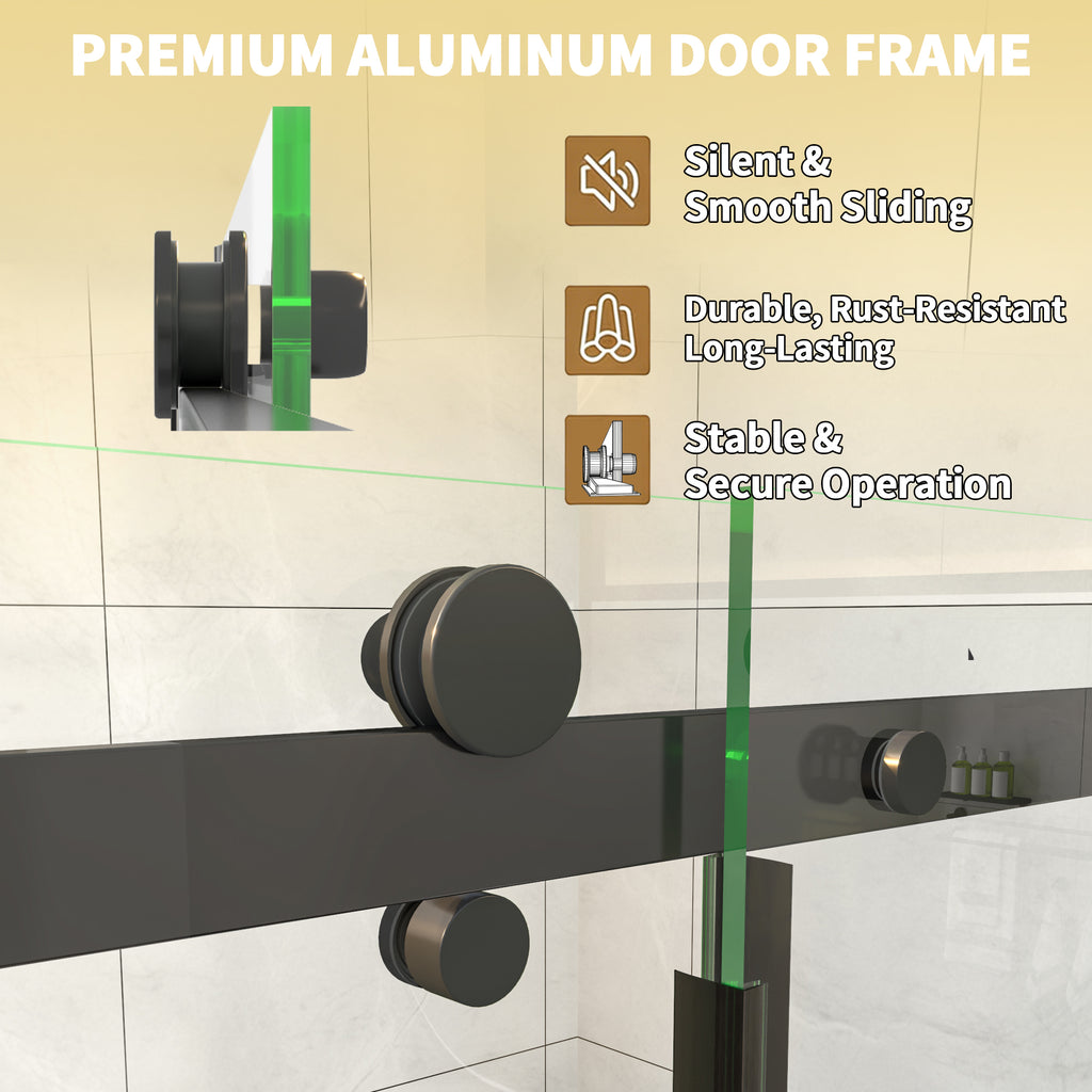 Mod Semi-Frameless Sliding Bathtub Door