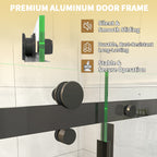 Mod Semi-Frameless Sliding Bathtub Door