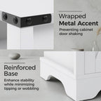 Set of 2 White Nightstands