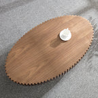 Modern Handcraft Drum Coffee Table