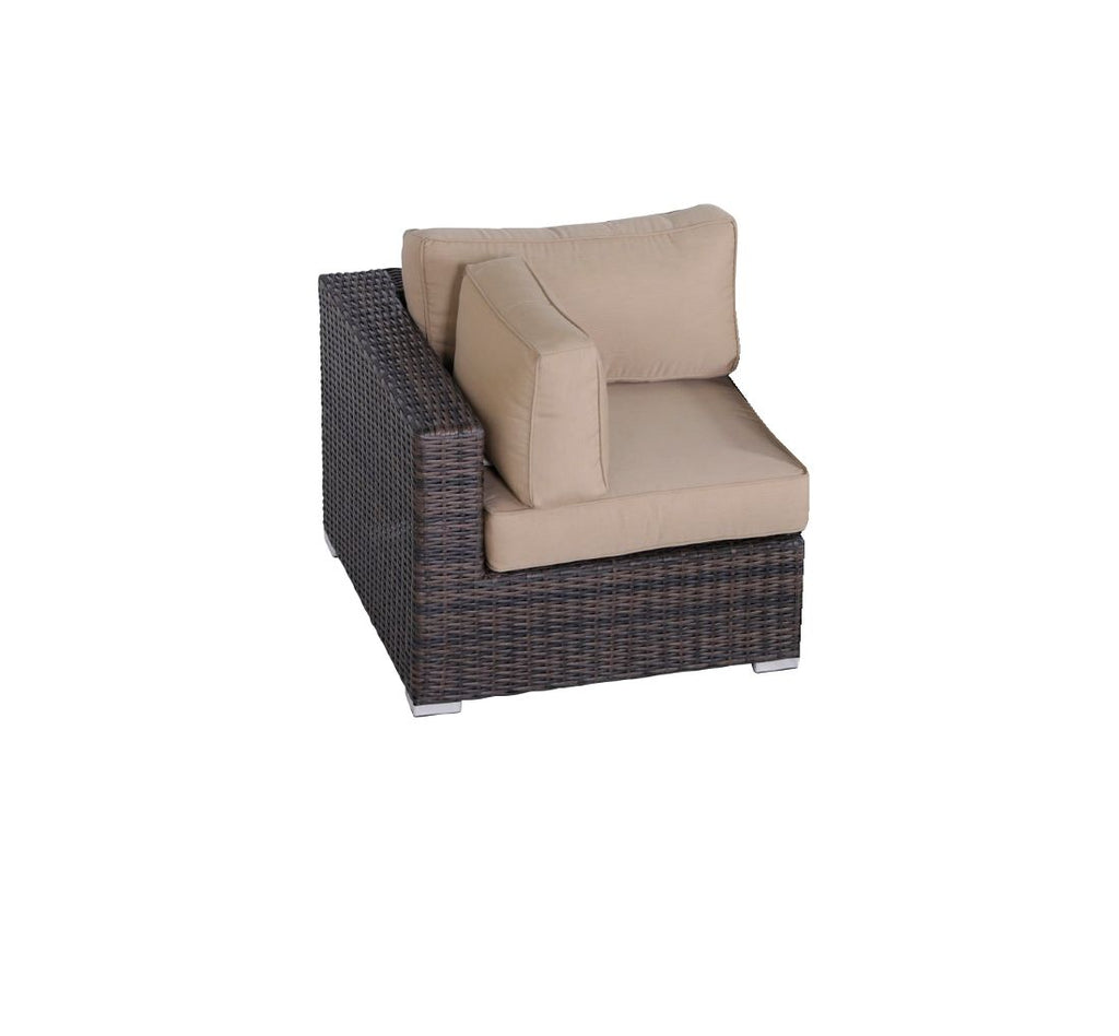 33" Wide Corner Wedge with Cushions – Fully Assembled Outdoor Sectional Piece