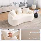 LY-025S Curved Loveseat