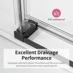 Frameless Single Sliding Soft-Close Shower Doors
