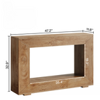 47 Inches Farmhouse Console Table with Storage