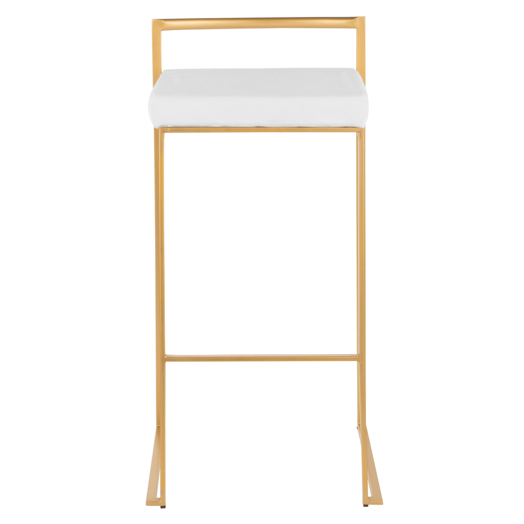 30" Contemporary Stackable Barstool Set of 3