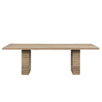 95-Inch Dining Table (Light Ash)