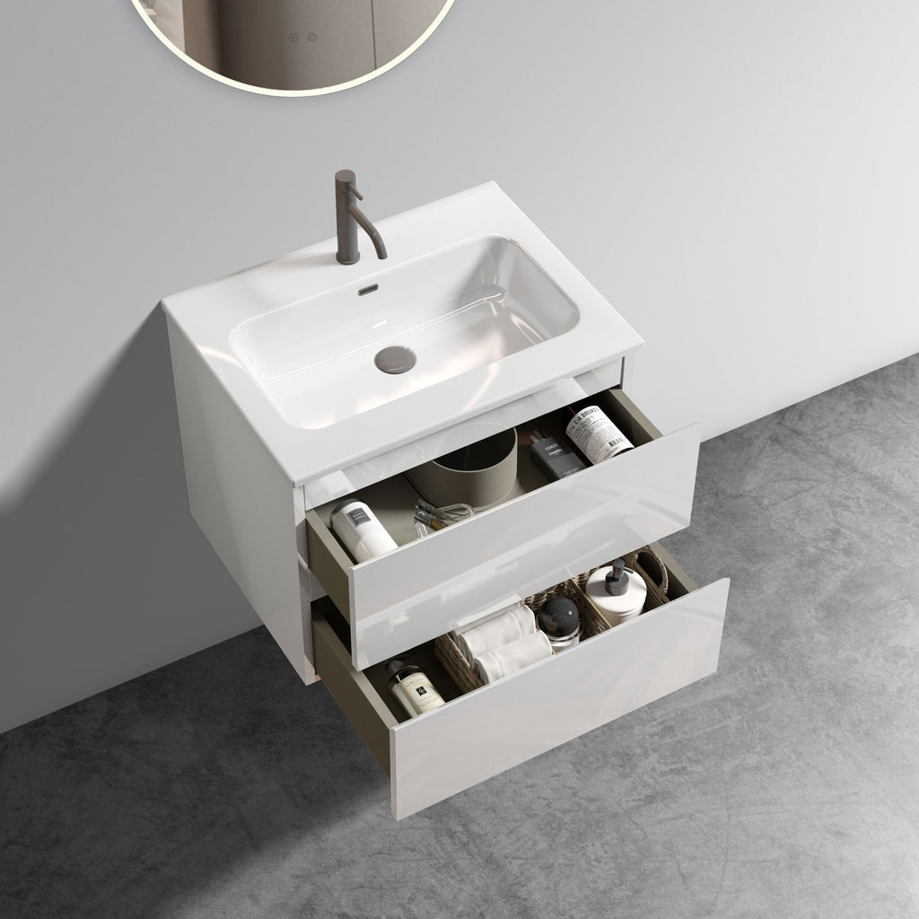 TIA 24" Wall Mounted Bathroom Vanity
