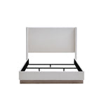 Hale Upholstered Wingback Bed - Queen Size
