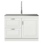 Darwin All-In-One 46-Inch Laundry Utility Sink and Cabinet