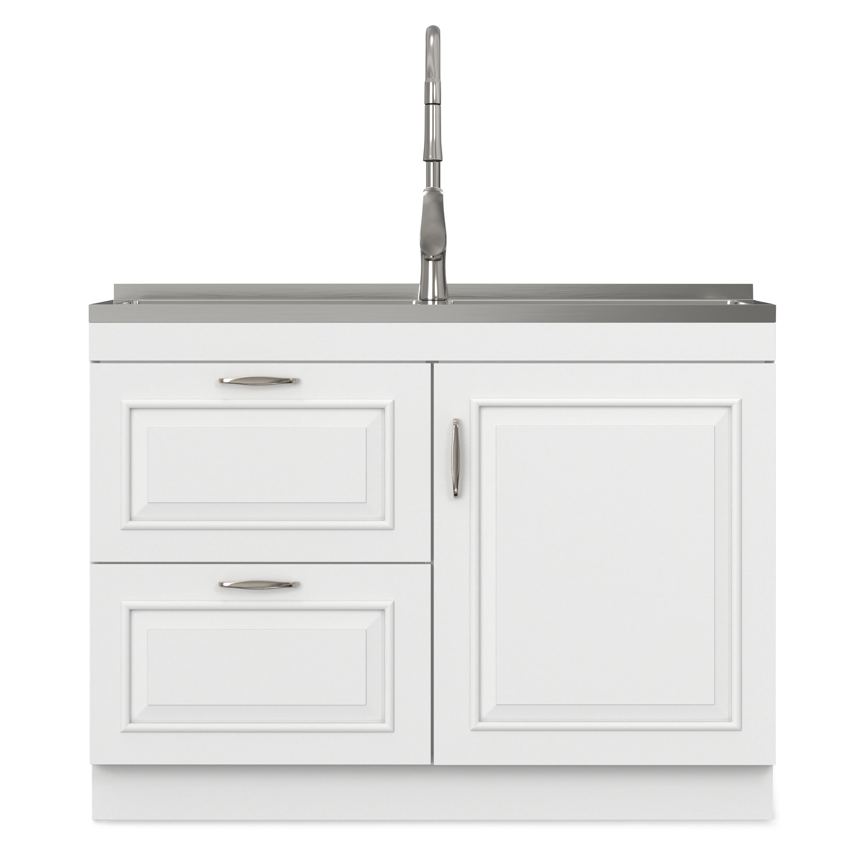 Darwin All-In-One 46-Inch Laundry Utility Sink and Cabinet