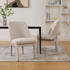21.46" Wide Modern Minimalist Dining Chair Set Of Two