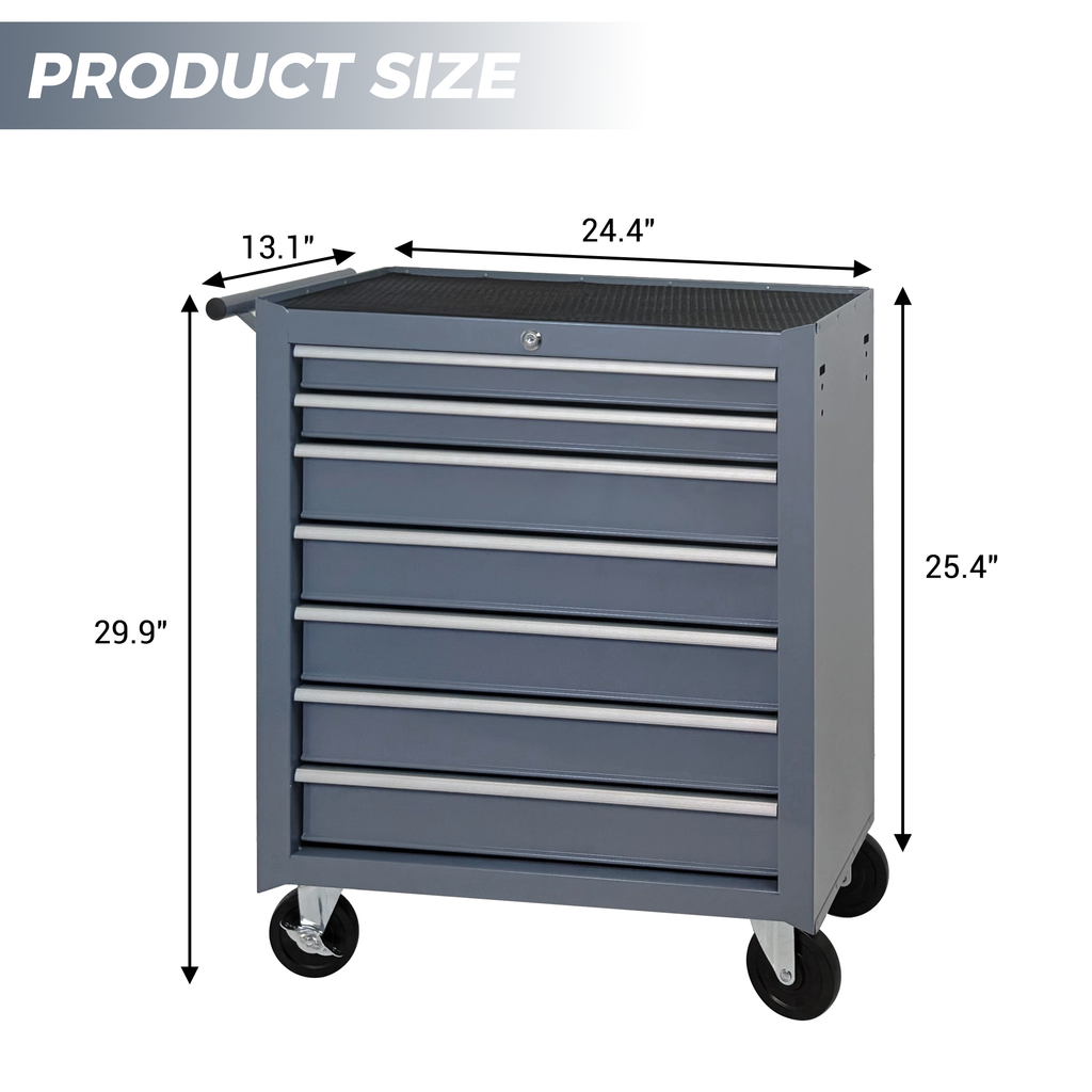 Rolling Tool Chest with 7-Drawer Tool Box
